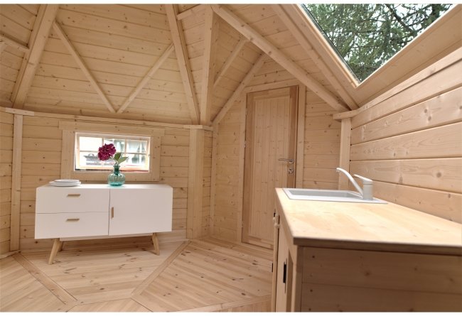 Camping Cabin 9.2m2 With 2 Extensions